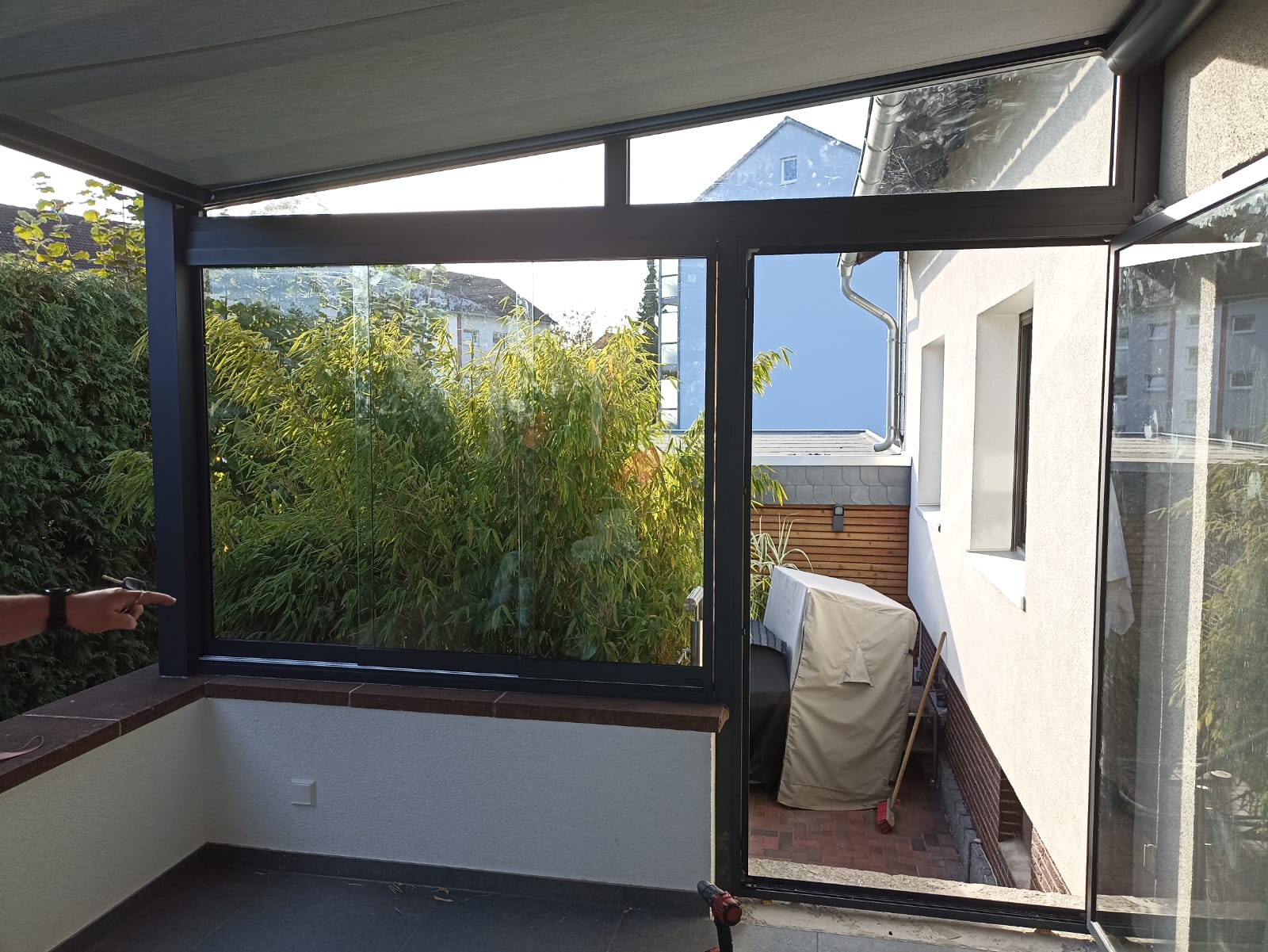 neue Terrassendächer im Herbst Trend Bau Construction